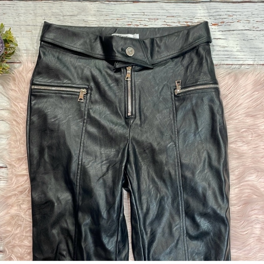 Tiger Mist Black Skinny Faux Leather Pants - Picture 3 of 6